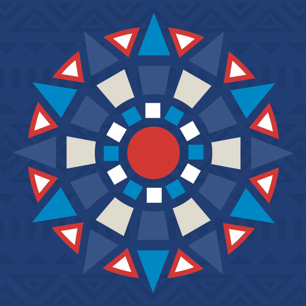 A Native American heritage-inspired pattern that celebrates the Native American culture