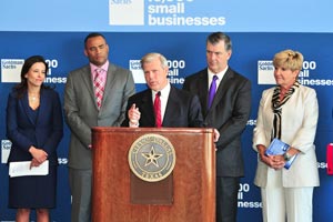 Dr. Joe May announces the joining of DCCCD and 10,000 Small Businesses