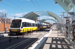 North Lake's new DART rail station