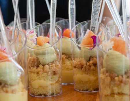 Alt: A photo of a dessert at bits and bites