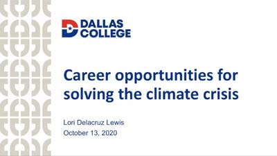 Thumbnail of Career Opportunities for Solving the Climate Crisis video