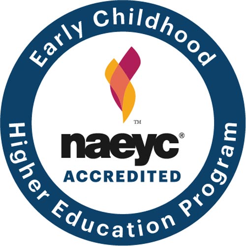 NAEYC logo - Early Childhood, Higher Education Program, naeyc accredited