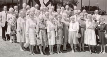 Group shot of retirees back in the 60's