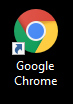 captura de pantalla del icono de Google Chrome.