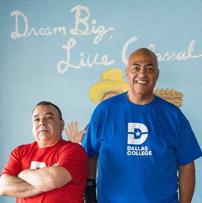 Photo of Chef Jonathan Merrill and Terry Duncan