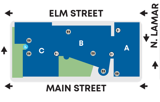 Map of Admissions Office at Our El Centro Campus