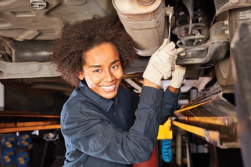 Photo of Automotive Student