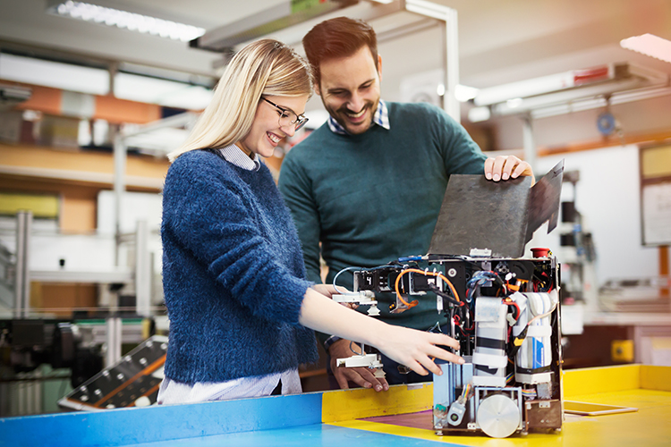 Photo of Mechatronics Students