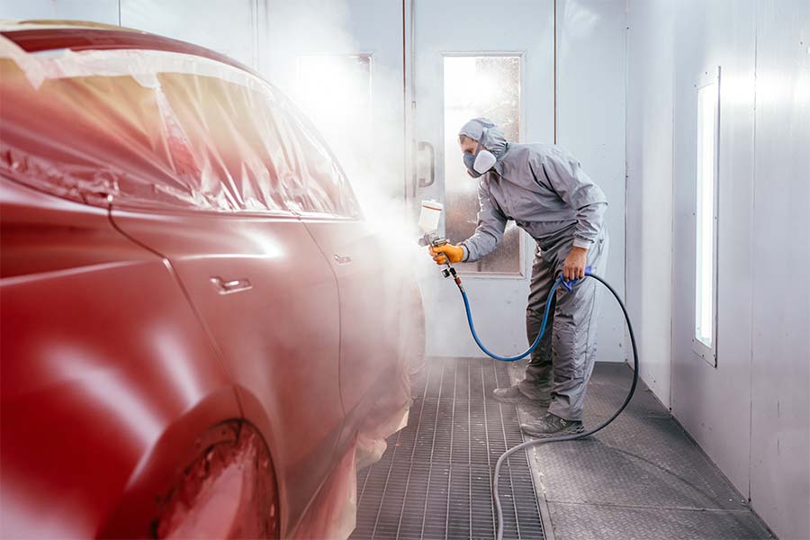 Auto body spray painter