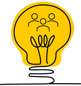 An illustration of a light bulb