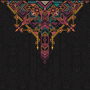 Illustration of Native American artwork