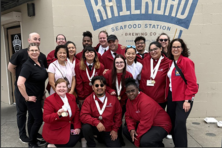 Group of students at SkillsUSA 2025 Regional Competition