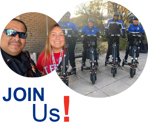 Collage of police officers working