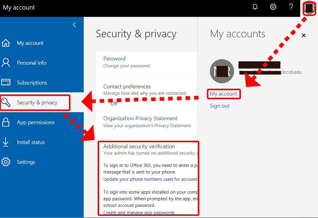 A screenshot of the SSPR website