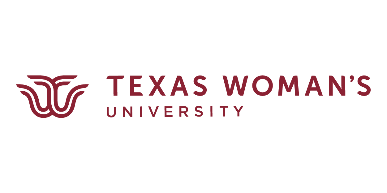 Texas Woman's University Logo  - A Transfer University Partner with Dallas College