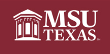 university logo of MSU Texas