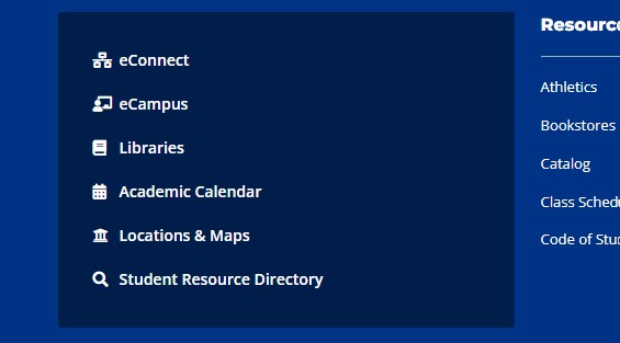 Screenshot showing popular links in the main footer