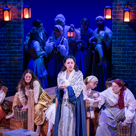Richland Campus students perform the play 