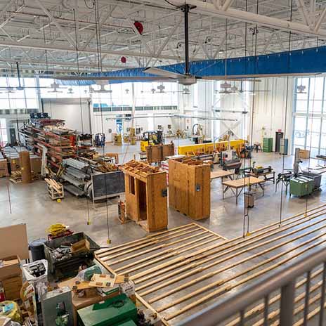 Construction Sciences Building interior photo