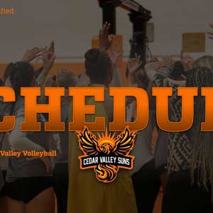 Decorative image for Cedar Valley Volleyball Begins 2025 Season Aug. 22