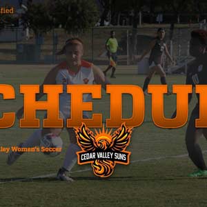 Decorative image for Cedar Valley Women's Soccer Opens Season Aug. 22