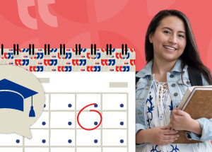 Decorative image for Submit your Graduation Application for Fall 2022 by Dec. 8