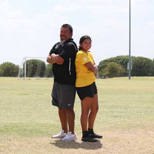Decorative image for Dad-Daughter Days at Mountain View Soccer Something to Savor