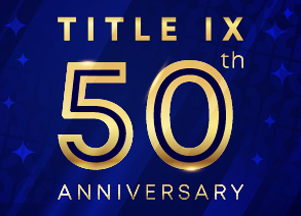 Decorative image for 50th Anniversary of Title IX