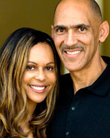 Photo of Tony and Lauren Dungy