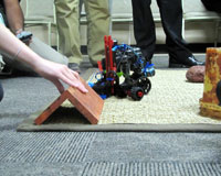 photo of Mars Rover model built by DCCCD students