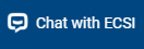 blue square button labeled chat with ECSI