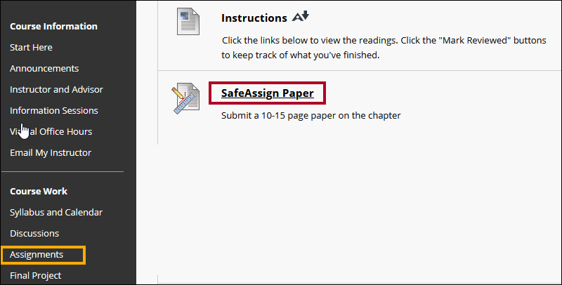 safeassign online free