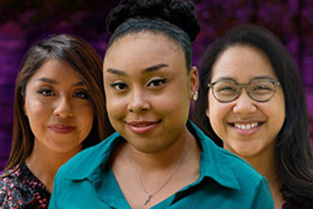 Photo of three women